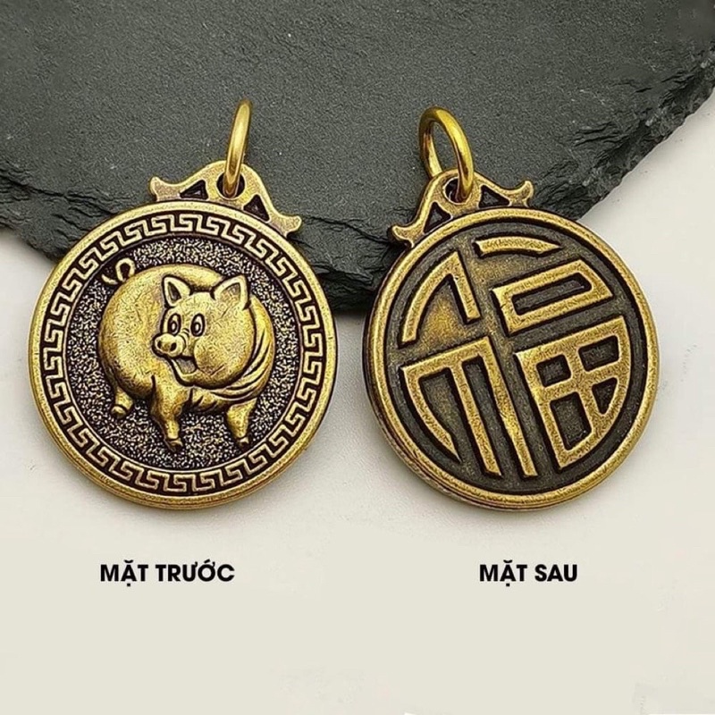 Móc khoá xe máy ô tô 12 con giáp phong thuỷ - ChiChi phụ kiện ô tô