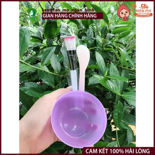 Bộ 3 món ( chén+cọ+que trộn) chén trộn mặt nạ,bộ bát trộn mặt nạ