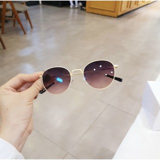 Kính mát kính râm mắt tròn chống tia UV thời trang nam nữ 2038