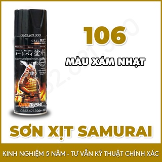 Chai sơn samurai màu xám nhạt 106 - Sơn xịt samurai