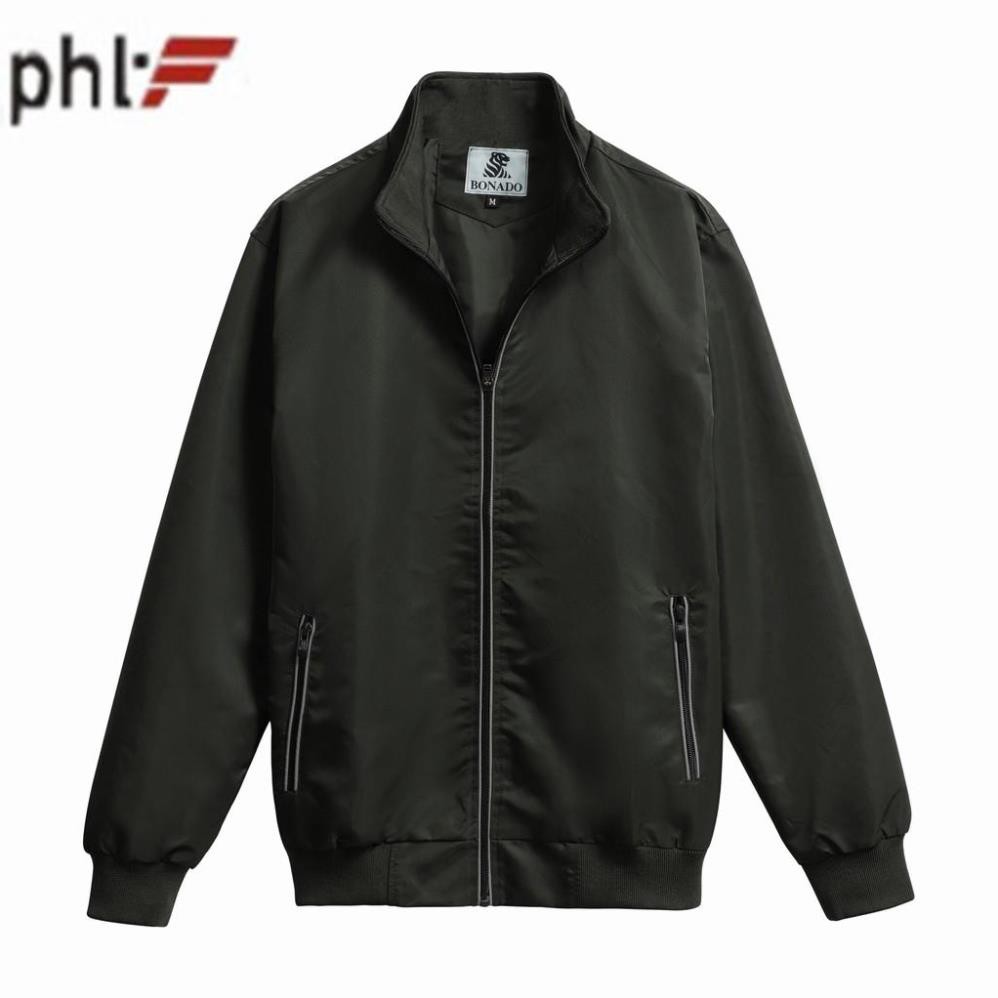 Áo khoác dù 2 lớp cao cấp phối viền dạ quang PHLfashion AN78 Xanh rêu ✅