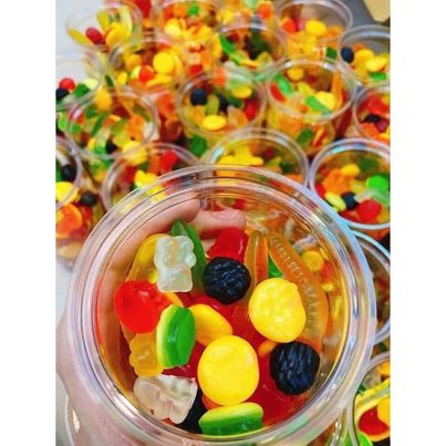 Kẹo dẻo chip nhiều vị lon pet 500g - giá sỉ