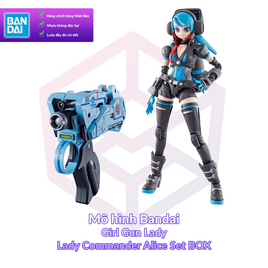 Mô hình Bandai Attack Girl Gun x Lady Commander Alice Set BOX 1/1 Girl Gun Lady [GDB] [GGL]