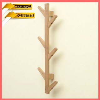 Cây treo đồ gắn tường , trang trí tường 6 khấc RE0106