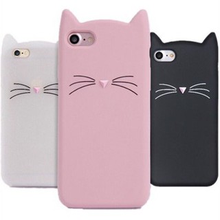 Ốp lưng hình mèo 3D dễ thương cho iPhone 6 6S 7 8plus