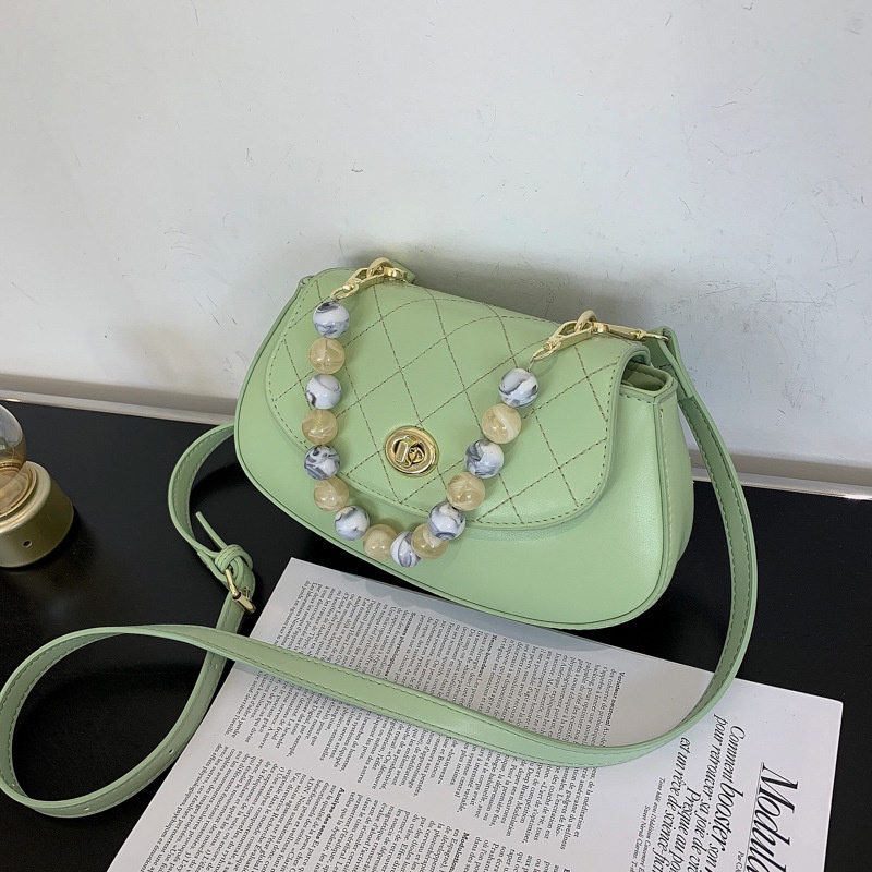 Túi Đeo Chéo Chuỗi Xích Bóng Pha Lê Phong Cách Hàn Quốc Hợp Thời Trang Cho Nữ