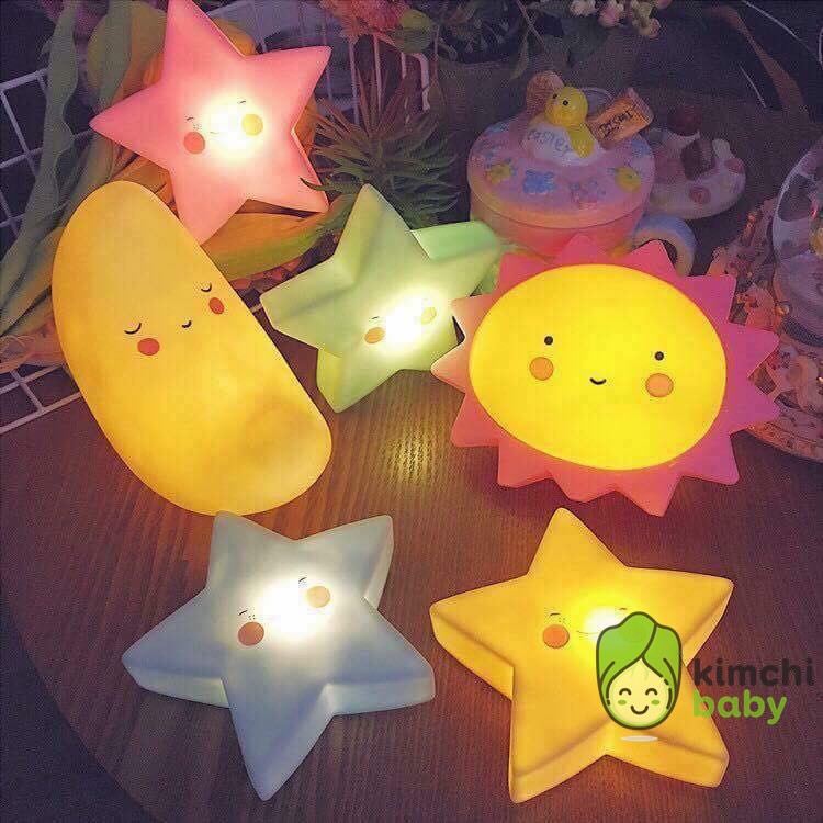 Đèn Ngủ Led Silicon Cao Su Siêu Dễ Thương Cho Bé Yêu CAROBY  DN01