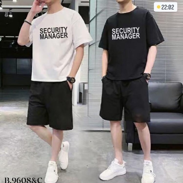 Bộ thun nam chữ ngực - C