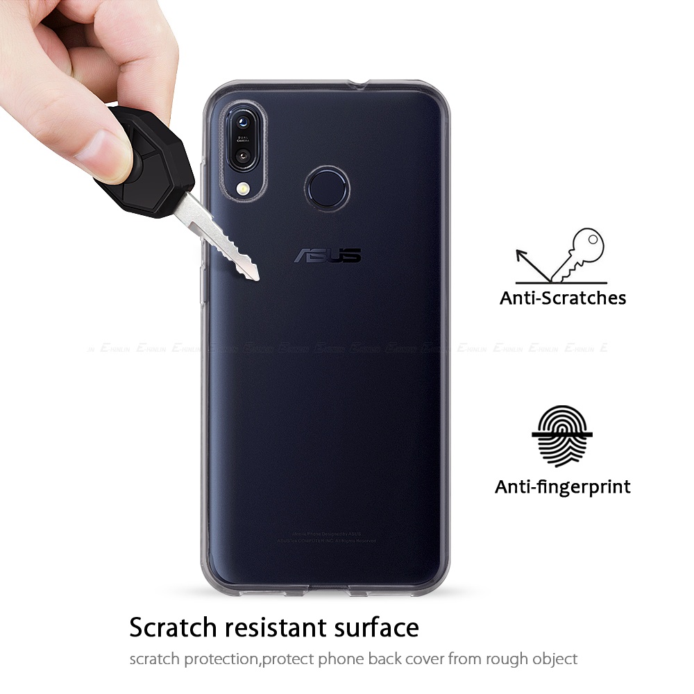 Ốp Điện Thoại Silicon Trong Suốt Cho Asus ZenFone Max Plus Pro M1 M2 ZB631KL ZB602KL ZB633KL ZB555KL ZB570TL