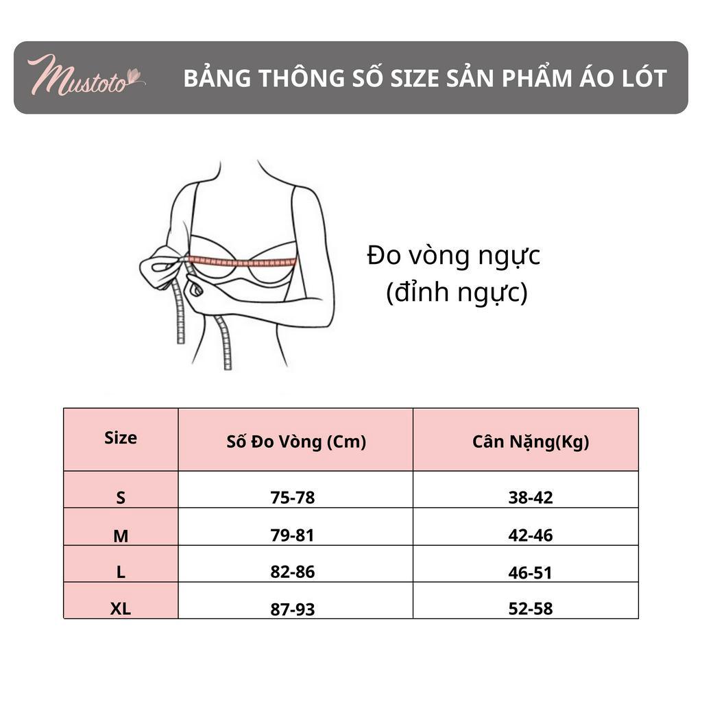 Áo Lót Nữ Quây Không Gọng Mút Mỏng Leveche Đa Năng Trơn Phối Ren Thoải Mái Đen (Mustoto MA27)