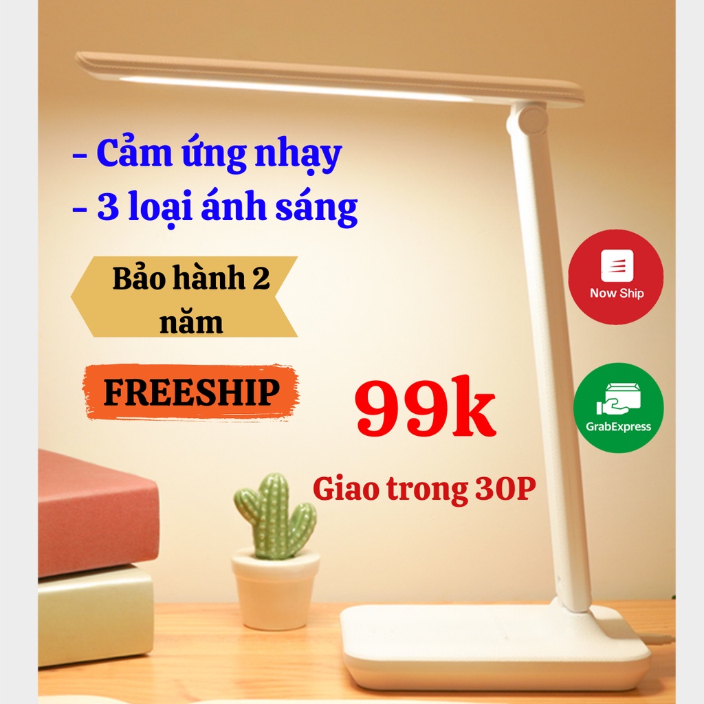Đèn Học Chống Cận Tích Điện Ba Mức Độ Sáng Cảm Biến Đa Năng NOBITA OFFICIAL