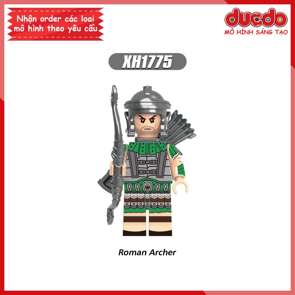 Minifigures lính La mã, Hy lạp trung cổ - Đồ chơi Lắp ghép Xếp hình Mini XINH X0320 Mô hình