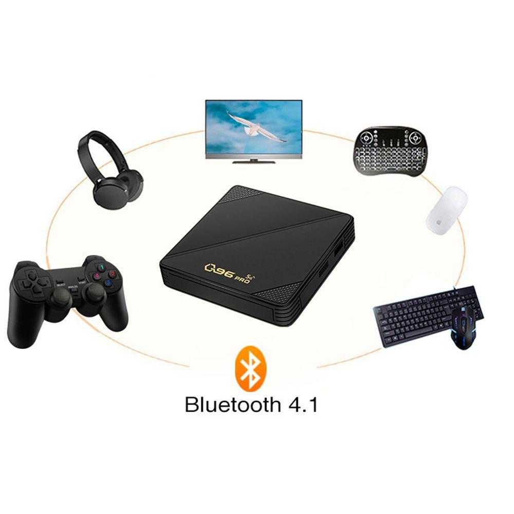 Đầu Thu Tín Hiệu TV Q96 PRO Android 10.0 Bluetooth 4K H.265 2.4G/5G Dual WIFI Thông Minh Amlogic S905L Kèm Phụ Kiện