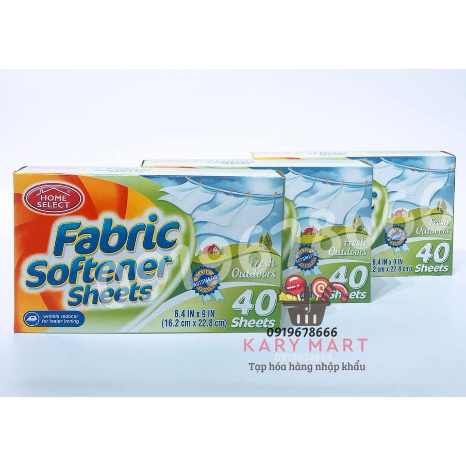 Giấy thơm quần áo của Mỹ Kirkland Fabric Softener Sheets