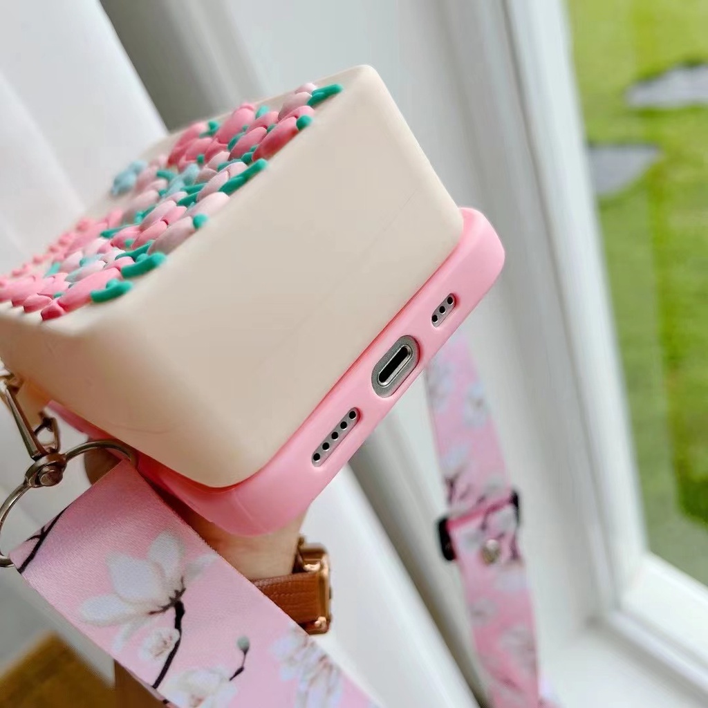 Ốp Điện Thoại Thiết Kế Ví Đựng Xu Hình Hoa Tulip Cho Samsung A03 A03S A12 A13 A22 A32 A33 A53 A73 M51 M52 M62 S22 Ultra