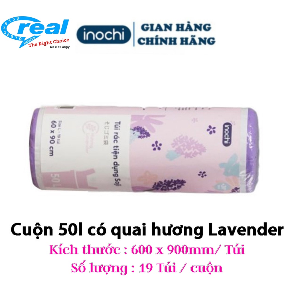 Túi Rác Tự Huỷ Hương Chanh và Lavender tiện dụng Soji inochi giúp nhà trở nên gọn gàng sạch