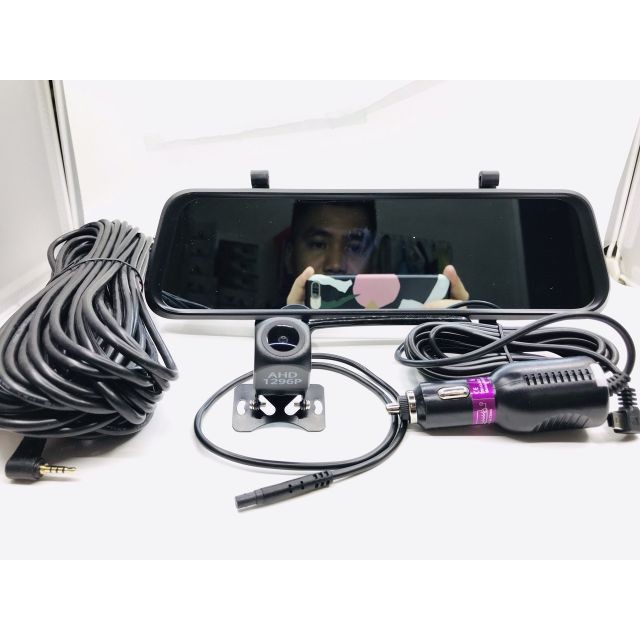 CAMERA HÀNH TRÌNH BlackBox Q12 KẸP GƯƠNG Hình ảnh FULL HD cam sau dài 15m  Độ phân giải 720p 12-24V | BigBuy360 - bigbuy360.vn