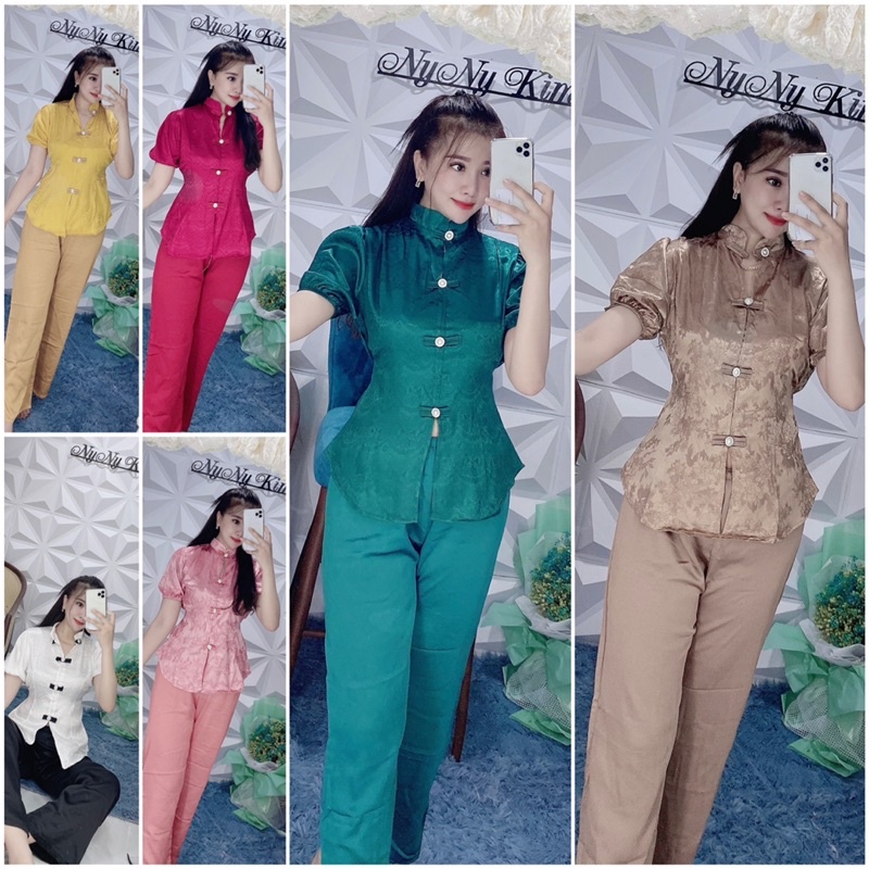 Bộ lam gấm siêu đẹp