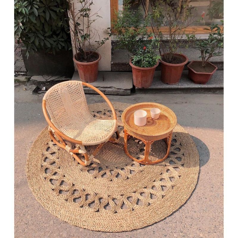 Thảm cói lượn sóng1m5