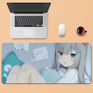 Tấm lót chuột máy tính, tấm lót bàn hoạt hình anime girl