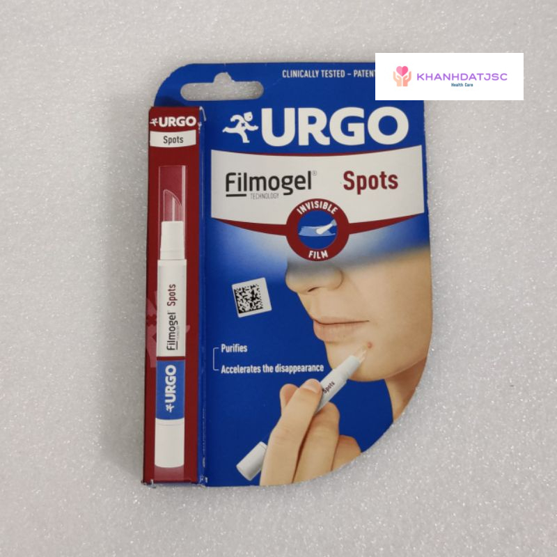 Bút chấm mụn Urgo Filmogel Spots làm mờ mụn, giảm hình thành sẹo tuýp 2ml date 9.2023