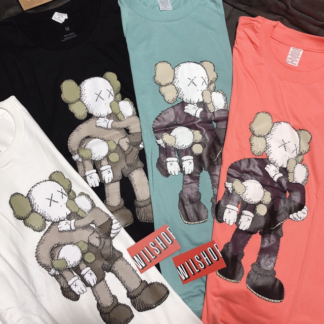 KAWS NÂU 4 MÀU - ÁO UNISEX SIZE USA