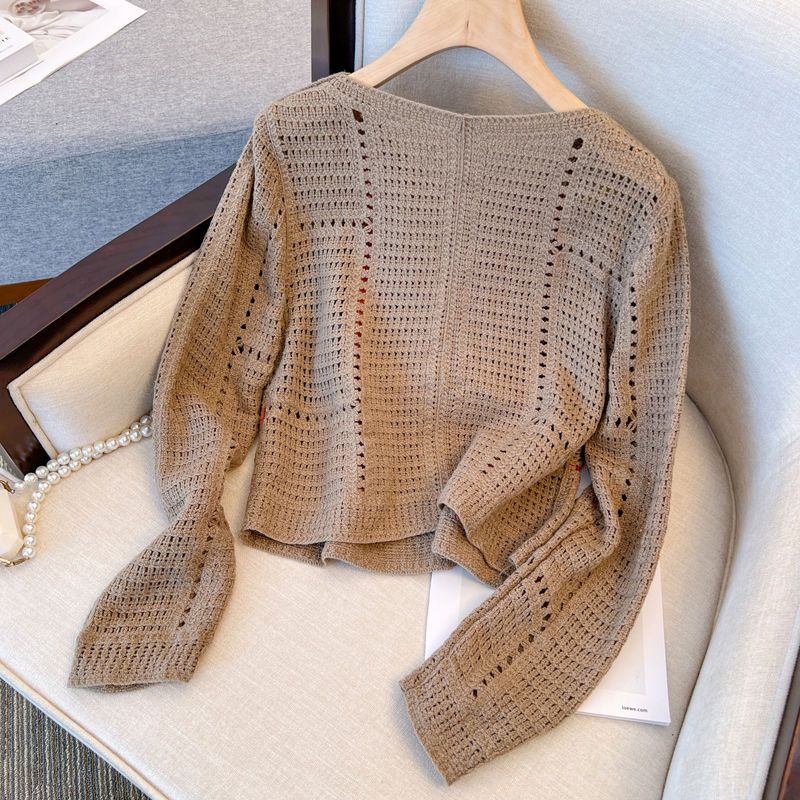 Áo Khoác Cardigan Dệt Kim Tay Dài Phong Cách Mới  tao bao
