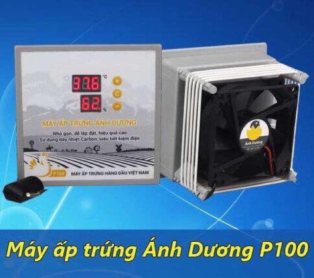 Máy Ấp Trứng Ánh Dương+Đèn Pin Soi Trứng+Gói Úm Cho Gà Con máy ấp trứng gà mini