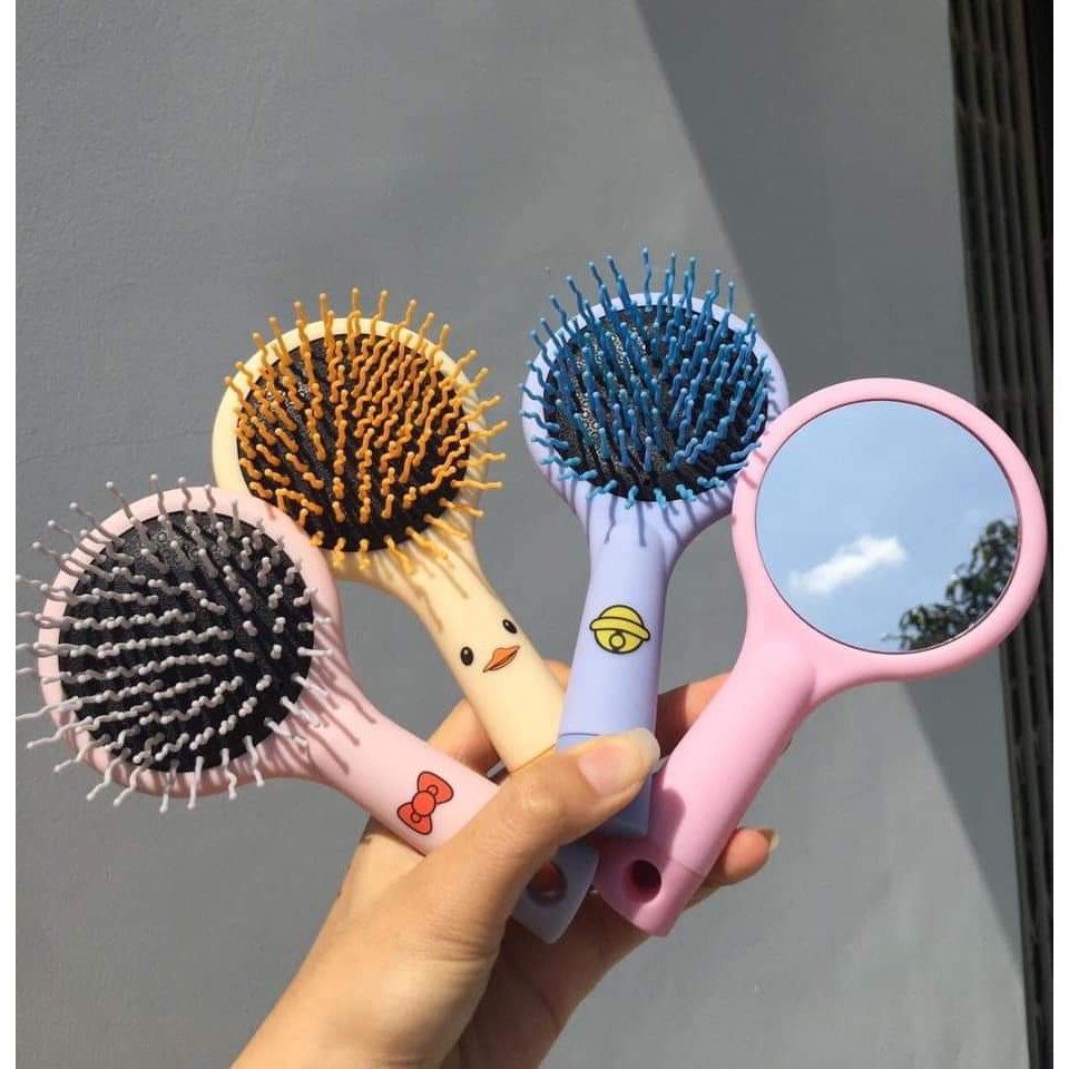 Lược Chải Tóc Kèm Gương