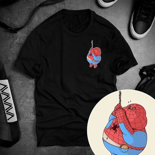 [BÁN CHẠY] Áo thun ngắn tay MARVEL Người Nhện Béo Chibi - Áo thun unisex tay ngắn form rộng vải cotton thoáng mát