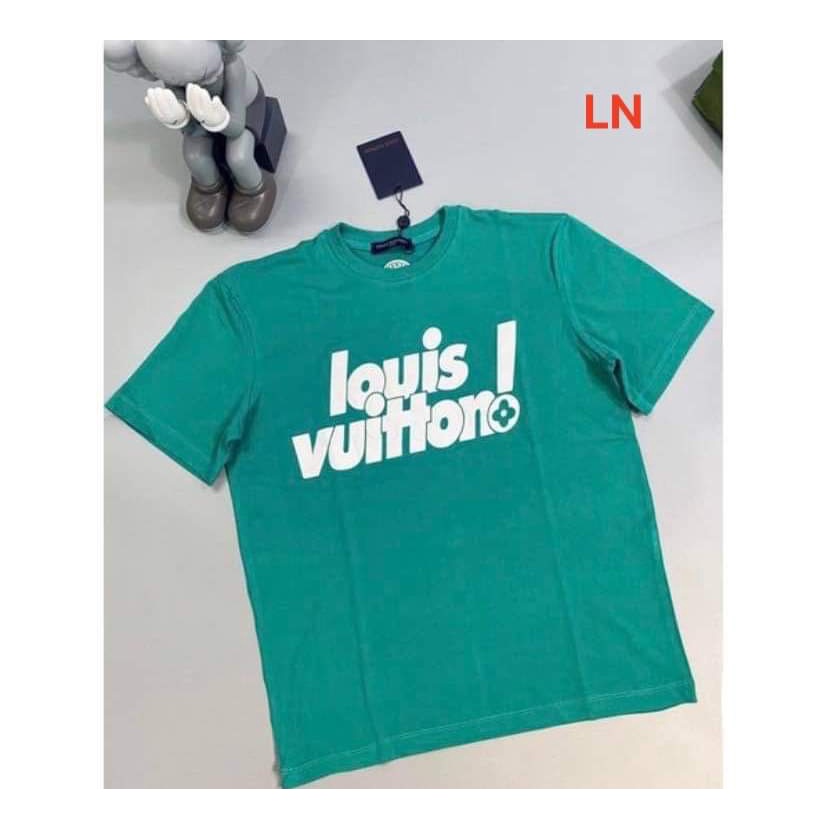 Áo thun Nam Nữ Louiss Vuitton tay lỡ cổ tròn - Áo phông unisex form rộng