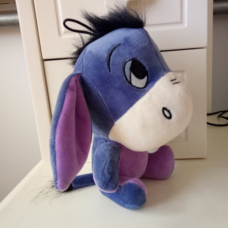 Đồ chơi nhồi bông hình nhân vật hoạt hình chú lừa Eeyore dễ thương