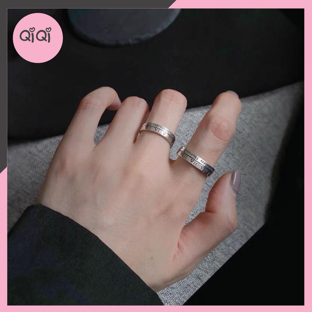 Nhẫn Week Nam Nữ Cá Tính Phong Cách Hàn Quốc N11 QiQiShop