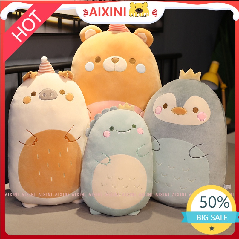 Đồ chơi nhồi bông Hình Động Vật Dễ Thương Có Khóa Kéo 45/60/80cm