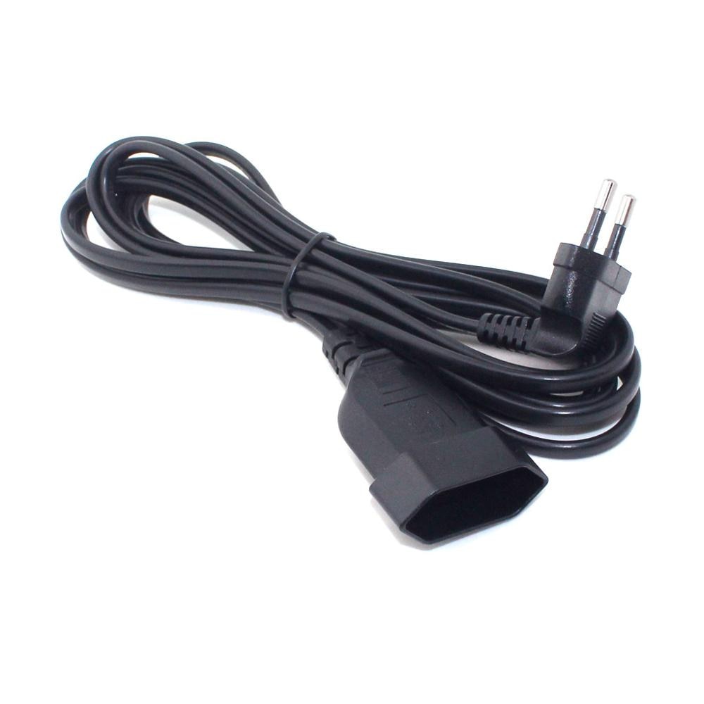 Dây Cáp Nối Dài Chuyển Đổi Phích Cắm 90 Độ Sang Ổ Cắm 0.3m / 0.6m / 1.8m Eu 2prong