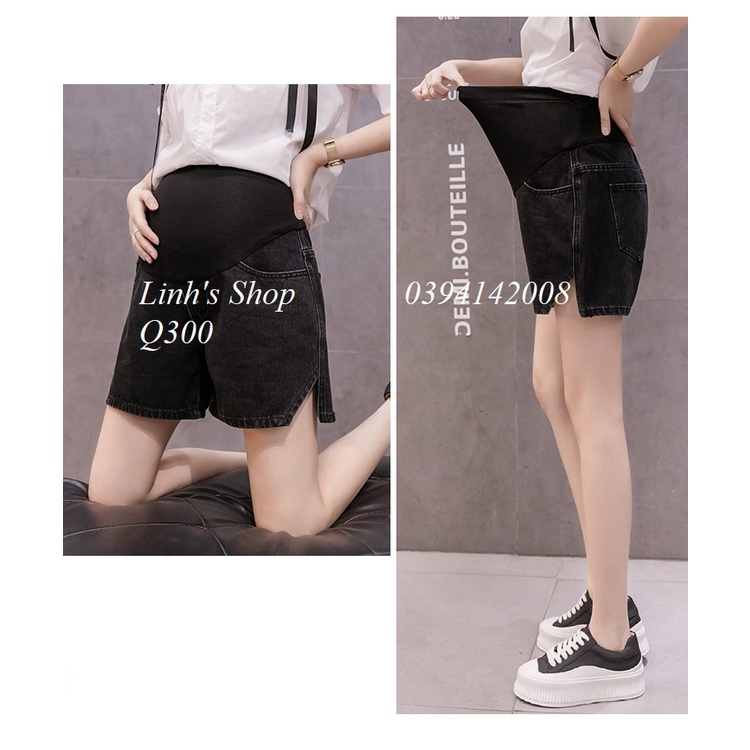 Quần Jean Đùi Bầu Xinh Trẻ Trung Năng Động Q0300