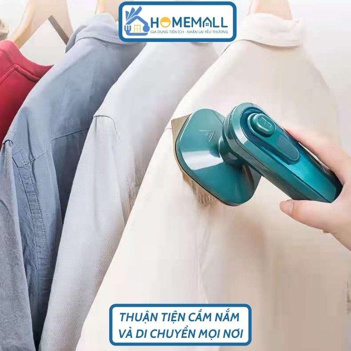 Bàn Là Hơi Nước Cầm Tay Mini Bàn Ủi Hơi Nước Công Suất 33W Mẫu Mới 2021