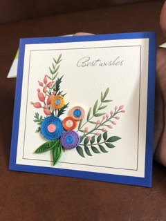 5 thiệp quilling, thiệp handmade giấy xoắn 10.5cmx10.5cm, giao mẫu ngẫu nhiên