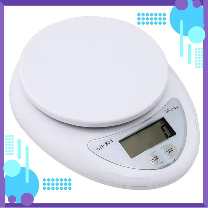 Cân Tiểu Ly 5 Kg Electronic Kitchen Scale – cân thực phẩm gia vị nhà bếp tiện dụng