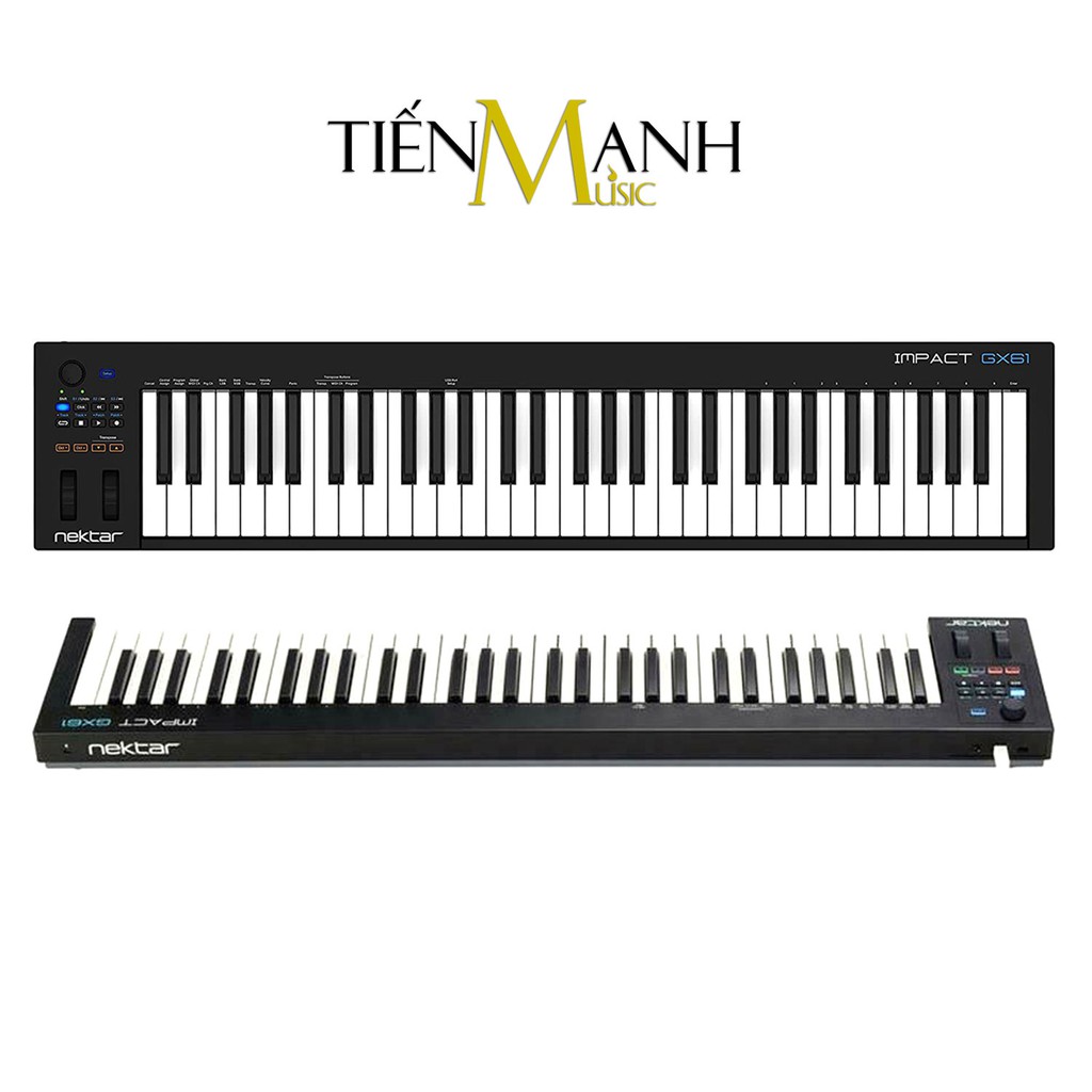 Nektar impact gx61 midi keyboard controller 61 phím cảm ứng lực bàn phím - ảnh sản phẩm 3