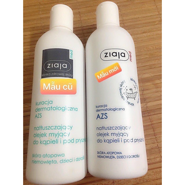 Dầu tắm Ziaja Med Atopy AZS 270ml