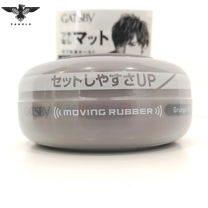 ✅ Sáp Vuốt Tóc Nam Gatsby Moving Rubber Grunge Mat 80g ⚡ High Hold ⚡ Matte Finish ⚡ Texture ⚡Màu Xám