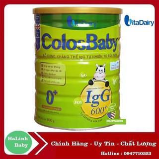 Sữa Non ColosBaby 600IgG 0+ 800g (Date mới nhất)