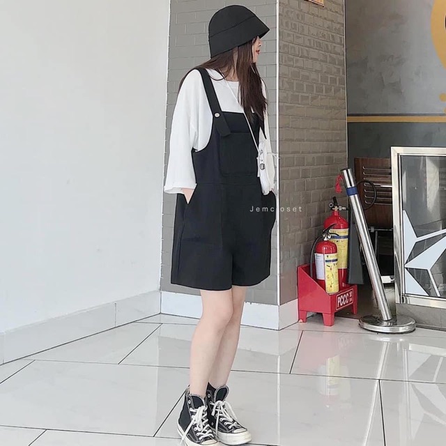 Yếm Kaki túi ngưc nữ co giãn dưới 67kg siêu yêu LuxxyStore