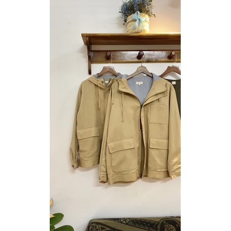 Áo khoác có mũ - 2 lớp