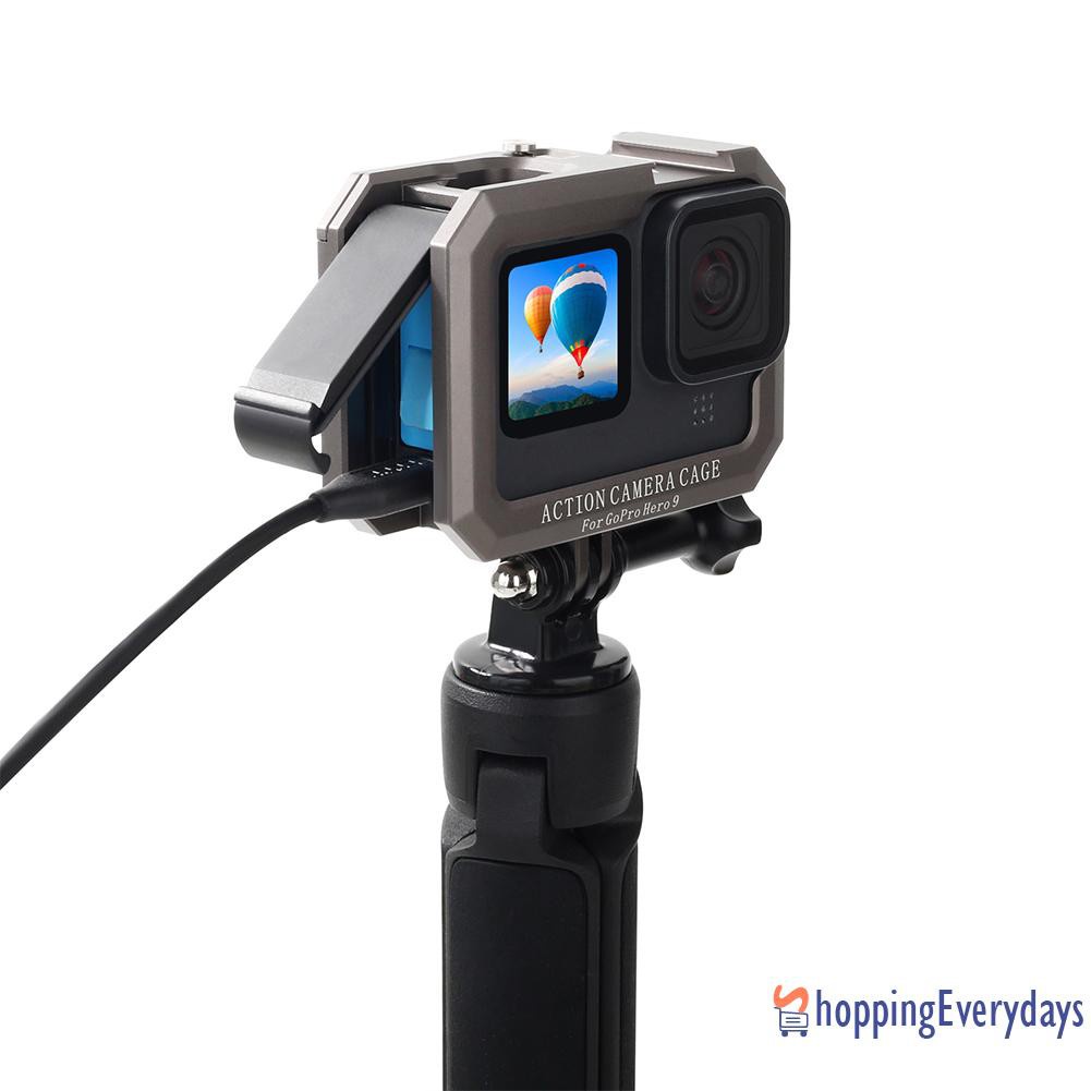 Vỏ Nhôm Bảo Vệ Khung Máy Ảnh Gopro Hero 9 | BigBuy360 - bigbuy360.vn