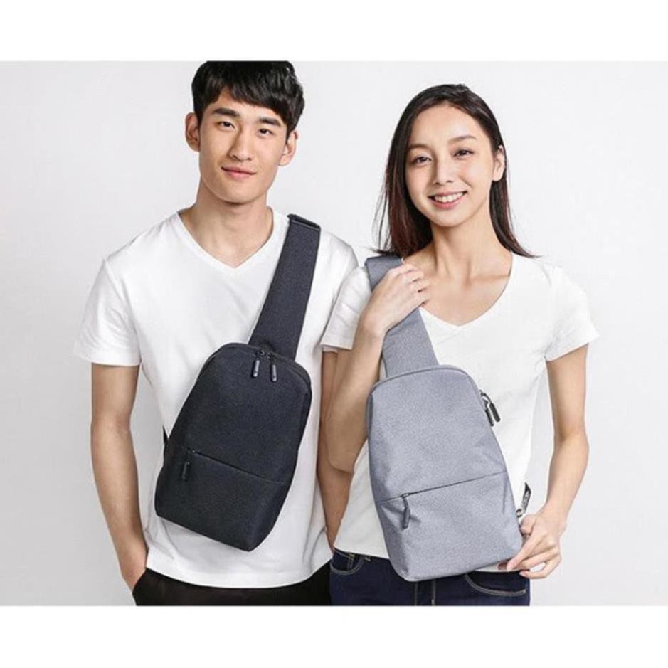 $ [DEAL HOT] Balo đeo chéo Xiaomi thời trang cho nam và nữ, vải chống nước - Chính hãng $
