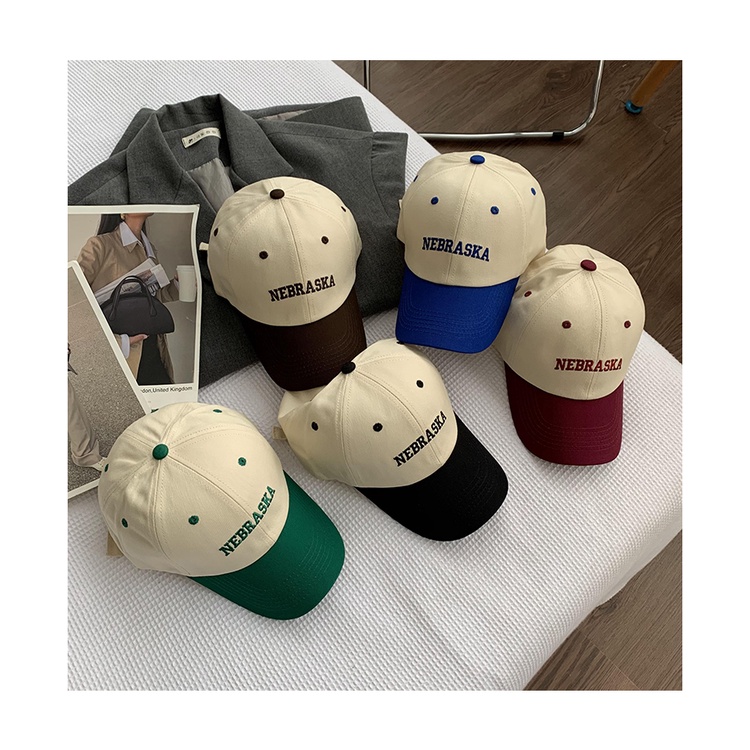 Mũ Lưỡi Trai Thêu Chữ Phong Cách Hàn Quốc Thời Trang