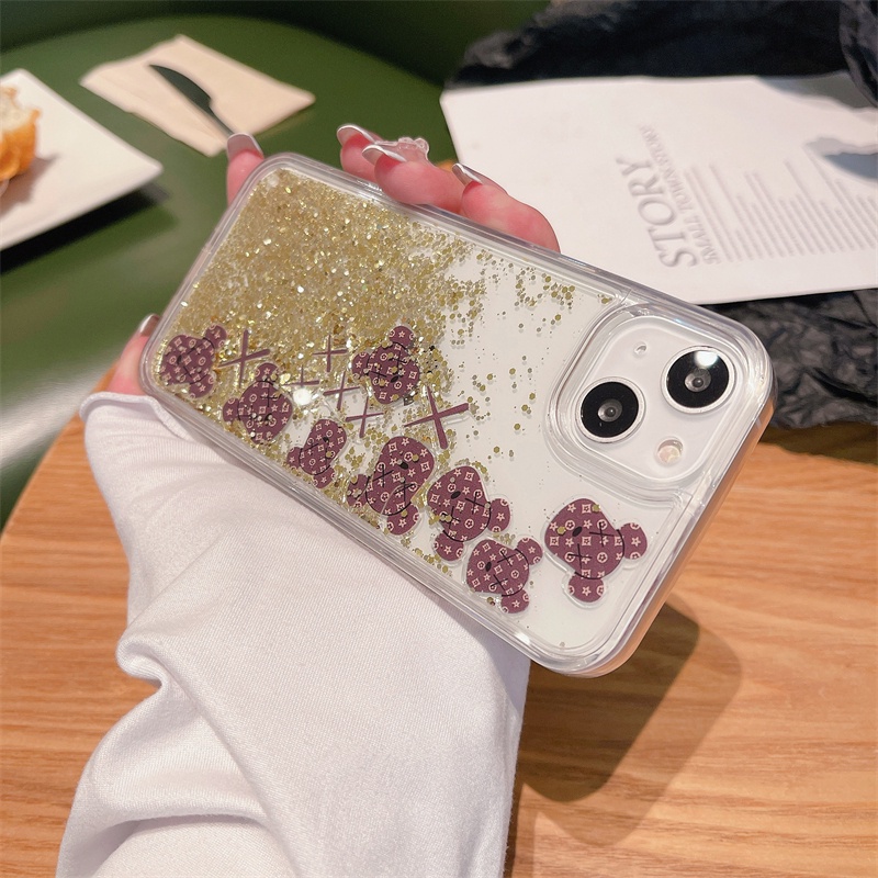 Ốp Điện Thoại Cứng Họa Tiết Gấu Hoạt Hình Cho iPhone 11 12 13 Pro MAX X XR XS MAX 6 6s 7 8 PLUS se 2020 2022