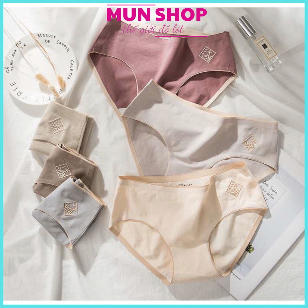 COMBO 10 Quần Lót Cotton 02 Không Đường May Kháng Khuẩn Chống Viêm Nhiễm